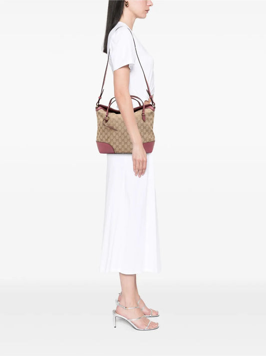 Pre-OwnedGucci Pre-Owned2016-2025 Medium GG Canvas Bree satchel floriamart.shop