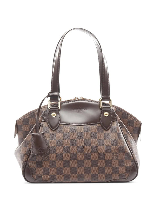Pre-OwnedLouis Vuitton Pre-Owned2010 Damier Ebene Verona PM satchel