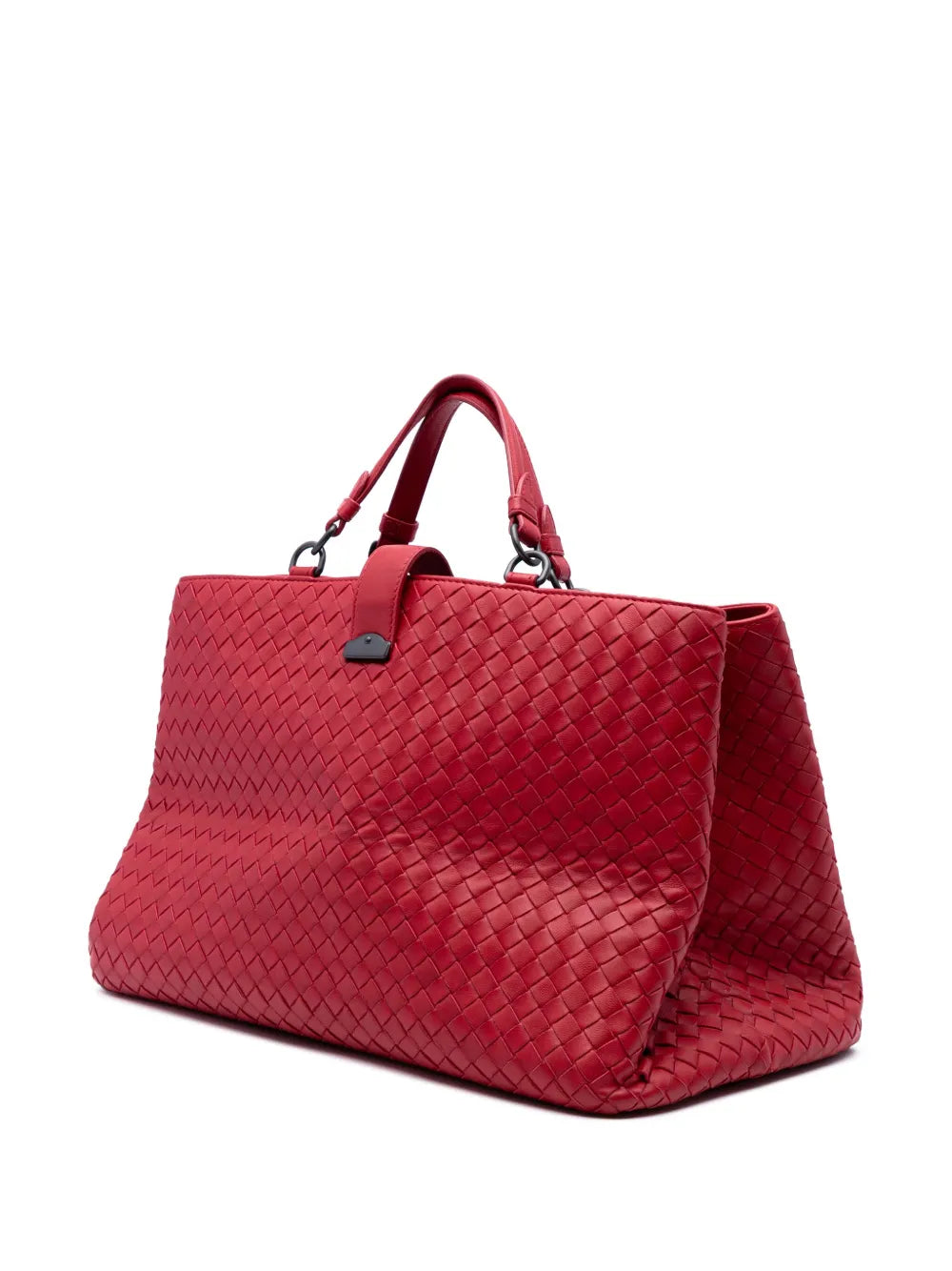 Pre-OwnedBottega Veneta Pre-Owned2012-2025 Medium Nappa Intrecciato Roma satchel