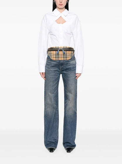 Pre-OwnedBurberry Pre-Owned2000-2025 House Check Nylon Sonny belt bag floriamart.shop