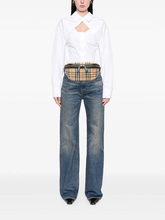 Pre-OwnedBurberry Pre-Owned2000-2025 House Check Nylon Sonny belt bag floriamart.shop