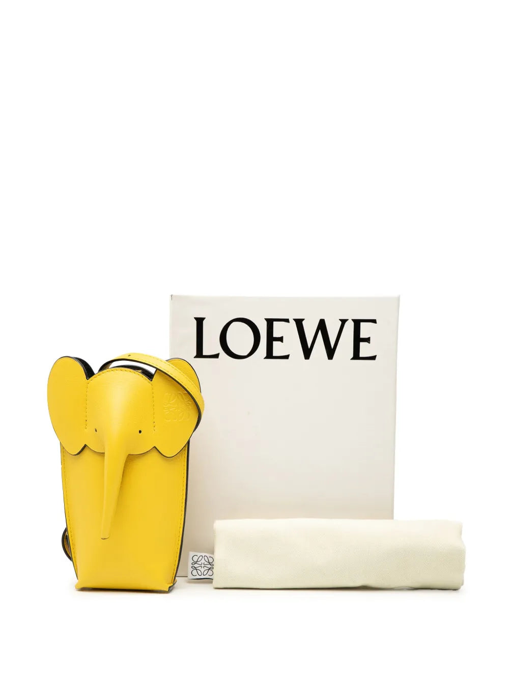 Pre-OwnedLoewe Pre-Owned2000-2025 Leather Elephant Pocket crossbody bag