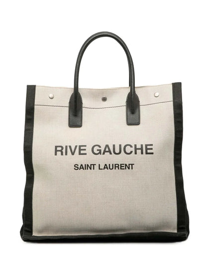 Pre-OwnedSaint Laurent Pre-Owned2020 Linen Rive Gauche North South tote bag