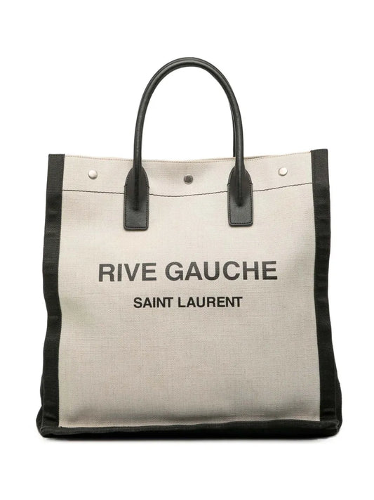 Pre-OwnedSaint Laurent Pre-Owned2020 Linen Rive Gauche North South tote bag