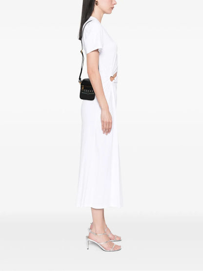 Pre-OwnedGucci Pre-Owned2016-2025 Mini Grained Calfskin Logo crossbody bag