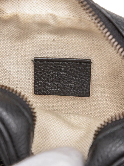 Pre-OwnedGucci Pre-Owned2016-2025 Mini Grained Calfskin Logo crossbody bag