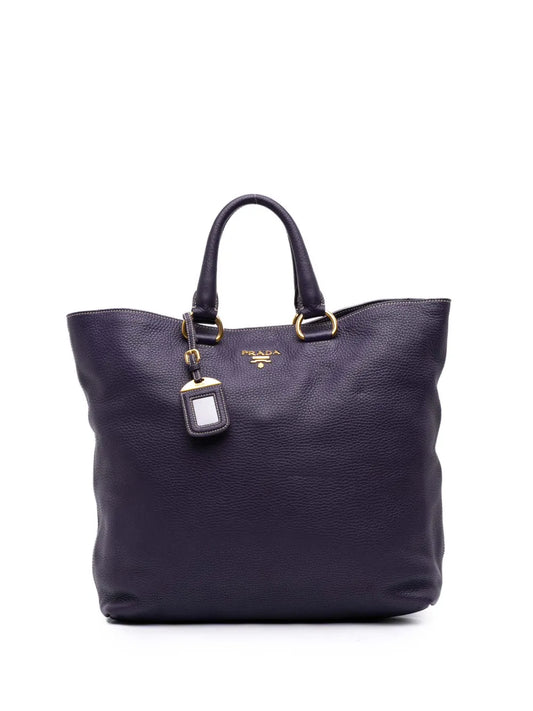 Pre-OwnedPrada Pre-Owned2000-2025 Vitello Daino Open Convertible Tote satchel floriamart.shop
