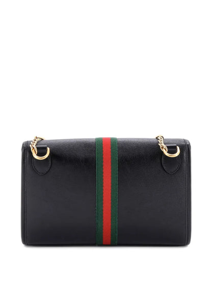 Pre-OwnedGucci Pre-OwnedRajah Web Chain Shoulder Bag Leather Small crossbody bag