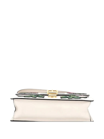 Pre-OwnedGucci Pre-OwnedSylvie Embroidered Leather Small shoulder bag
