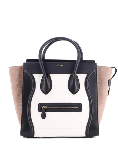 Pre-OwnedCeline Pre-OwnedTricolor Luggage Bag Leather Mini tote bag