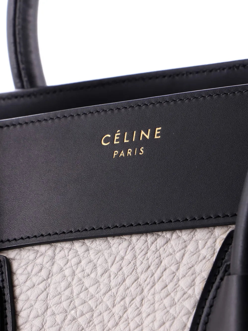 Pre-OwnedCeline Pre-OwnedTricolor Luggage Bag Leather Mini tote bag