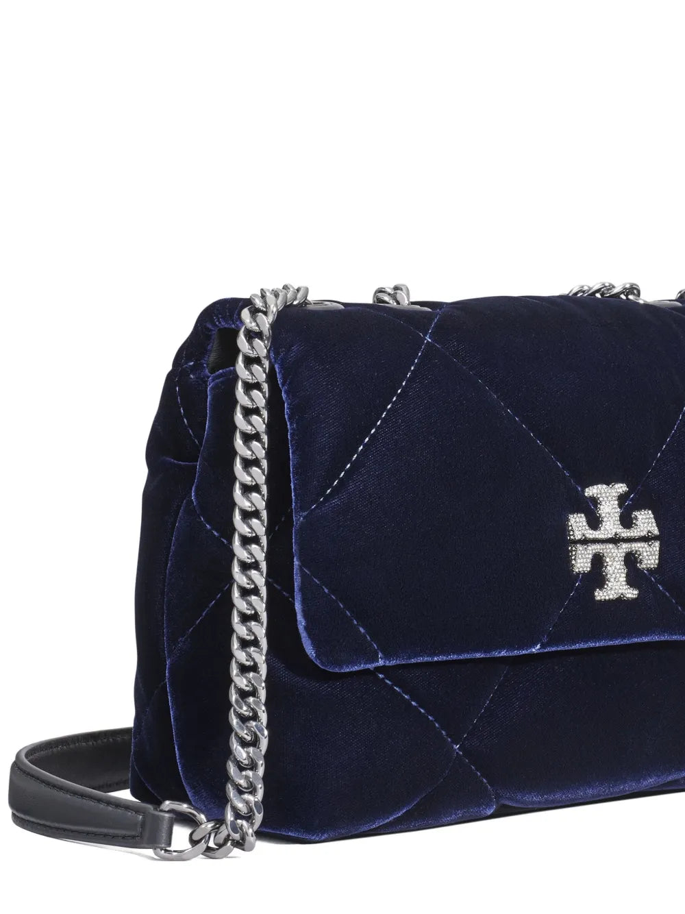 New SeasonTory Burchsmall Kira diamond-quilted velvet shoulder bag