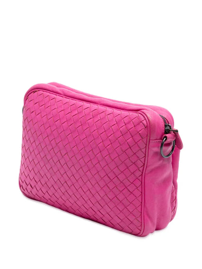 Pre-OwnedBottega Veneta Pre-Owned2012-2025 Nappa Intrecciato Front Pocket Messenger Bag crossbody bag