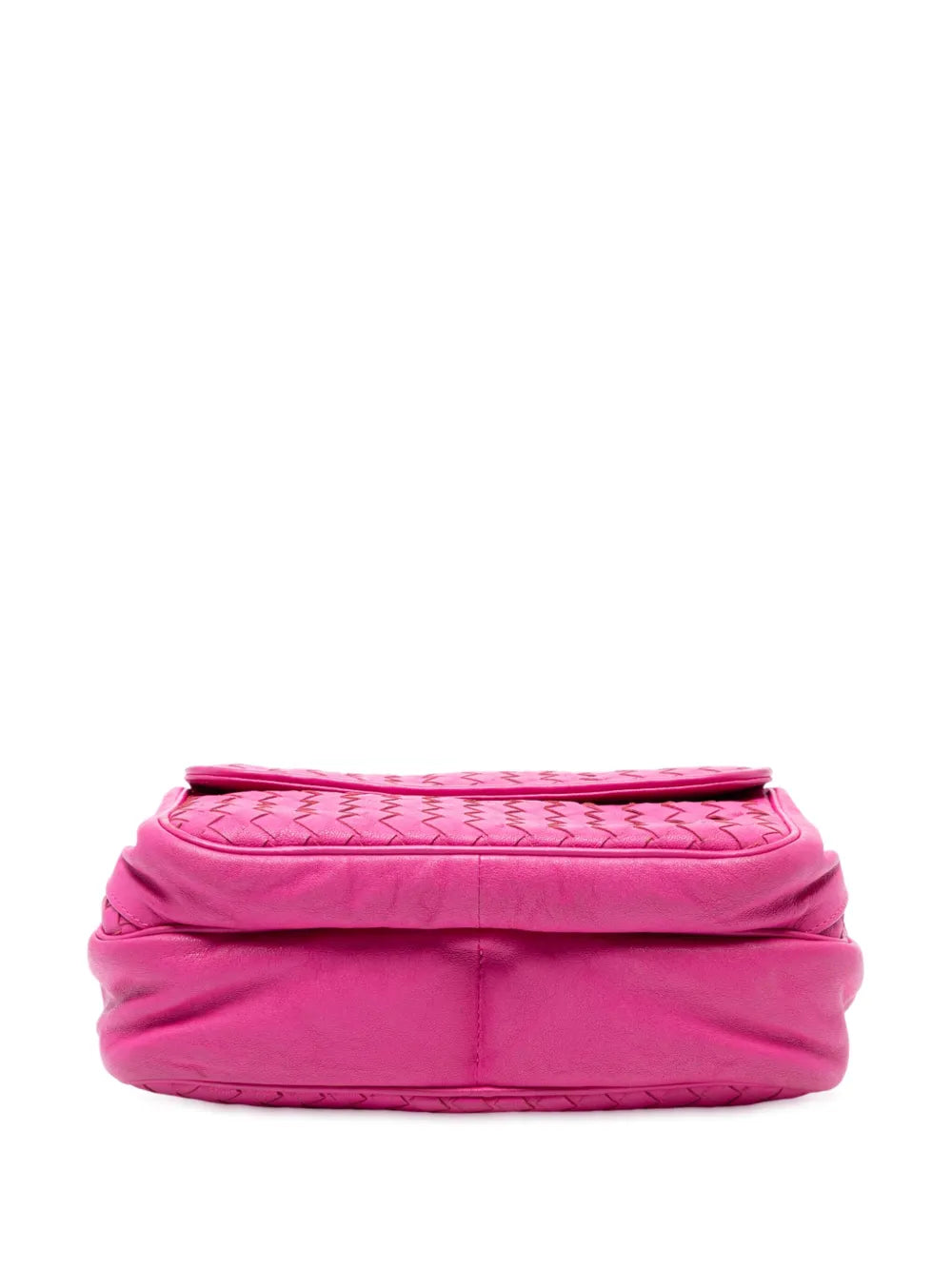 Pre-OwnedBottega Veneta Pre-Owned2012-2025 Nappa Intrecciato Front Pocket Messenger Bag crossbody bag