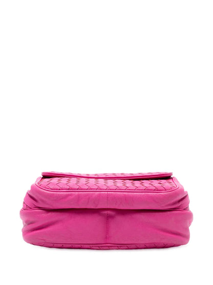 Pre-OwnedBottega Veneta Pre-Owned2012-2025 Nappa Intrecciato Front Pocket Messenger Bag crossbody bag