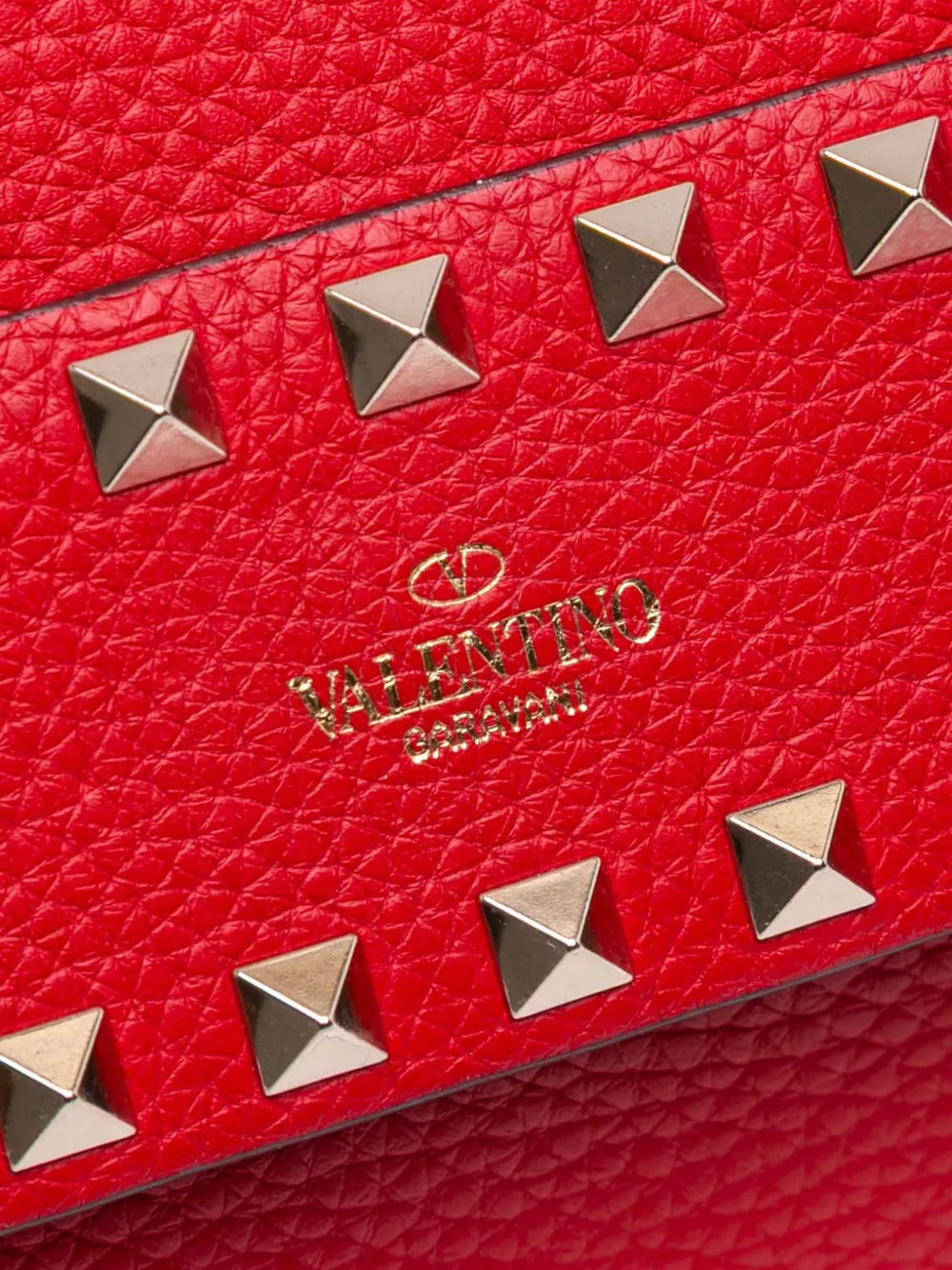 Pre-OwnedValentino Garavani Pre-Owned2018-2025 Small Grained Calfskin Rockstud crossbody bag