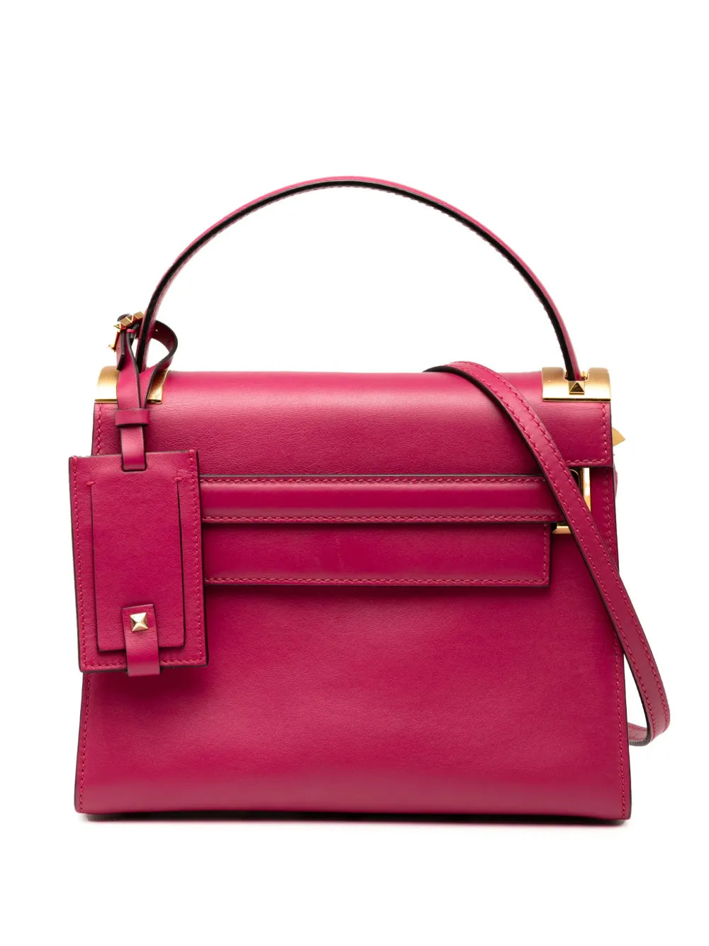 Pre-OwnedValentino Garavani Pre-Owned2000-2017 Small Leather My Rockstud Frame satchel
