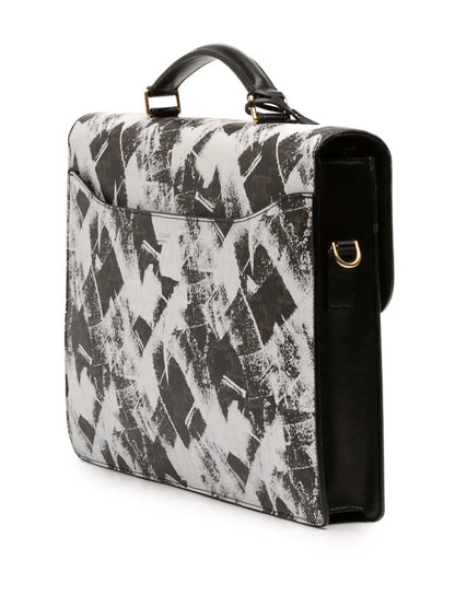 Pre-OwnedCeline Pre-Owned2019 Small Triomphe Coated Canvas Box Cartable Briefcase business bag