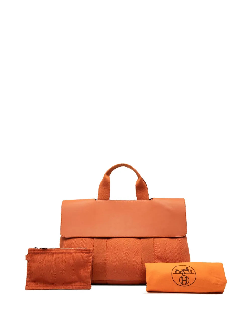 Pre-OwnedHermre-Owned1990-2010 Toile and Swift Valparaiso MM handbag