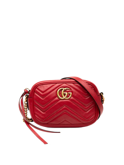 Pre-OwnedGucci Pre-Owned2016-2025 Mini GG Marmont Matelasse Leather crossbody bag