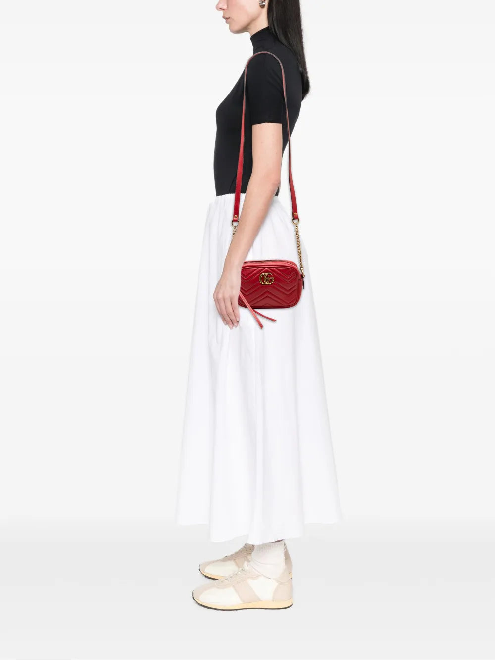 Pre-OwnedGucci Pre-Owned2016-2025 Mini GG Marmont Matelasse Leather crossbody bag