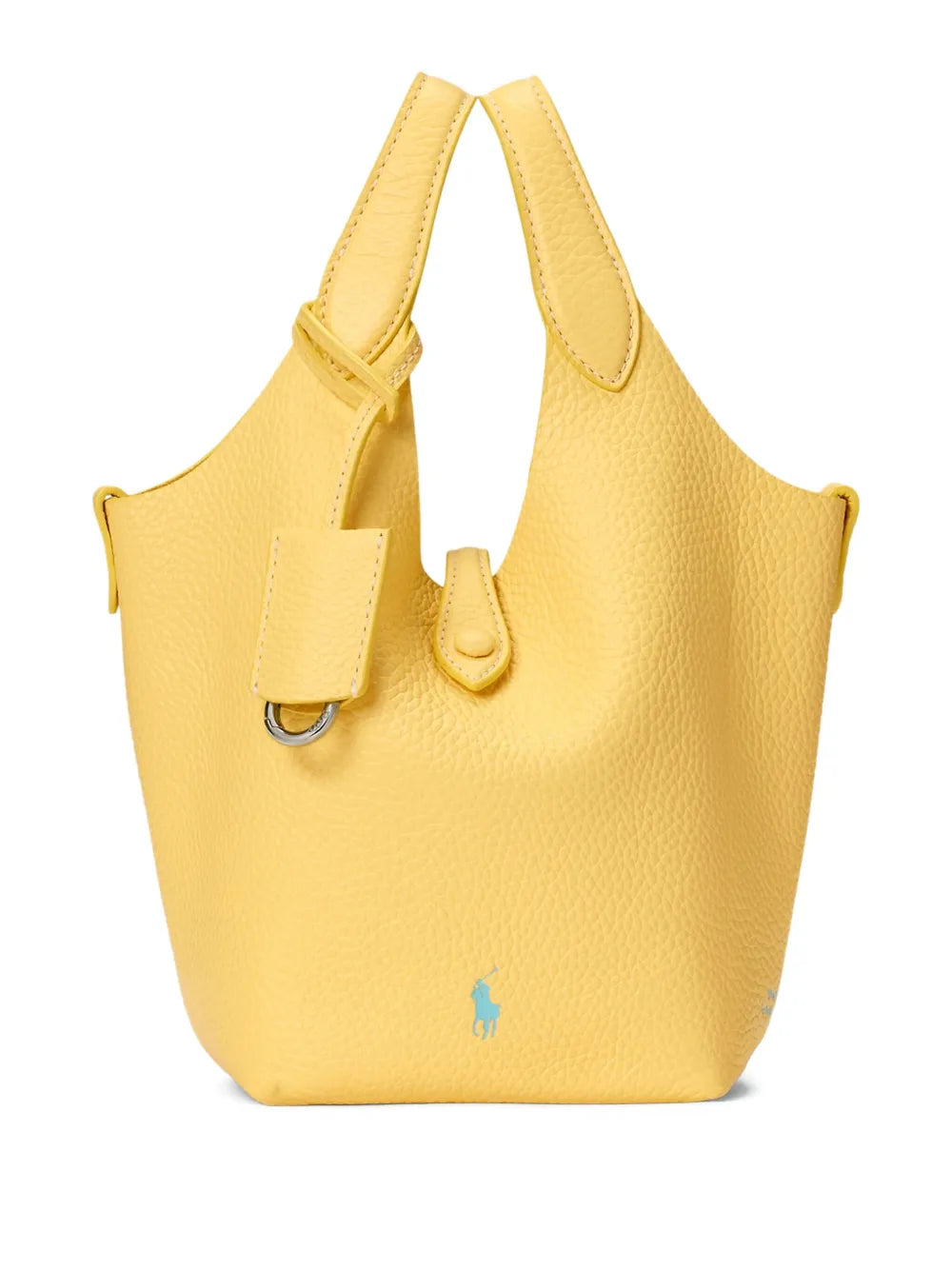 New SeasonPolo Ralph Laurensmall Polo Play leather tote bag