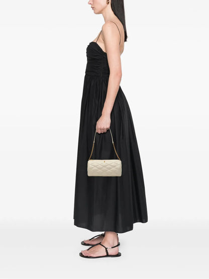 Pre-OwnedSaint Laurent Pre-Owned2022 Small Quilted Lambskin Sade Tube Bag shoulder bag