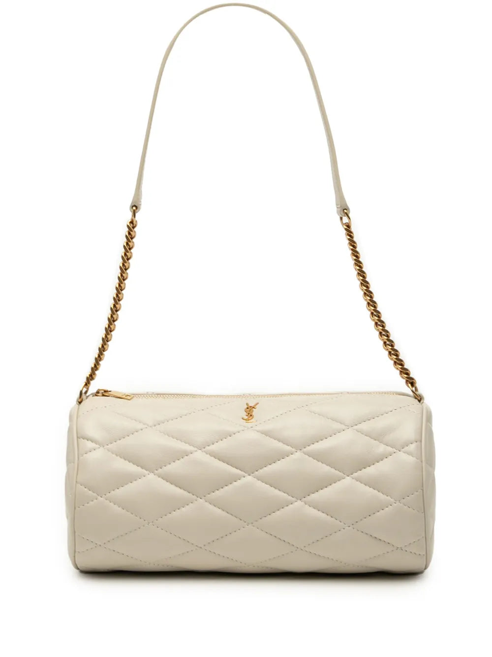 Pre-OwnedSaint Laurent Pre-Owned2022 Small Quilted Lambskin Sade Tube Bag shoulder bag