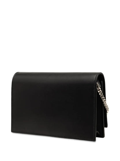 Pre-OwnedSaint Laurent Pre-Owned2016 Calfskin Cloud Star Applique Classic Monogram Kate Tassel Wallet on Chain crossbody bag