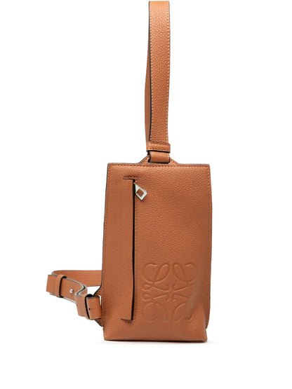 Pre-OwnedLoewe Pre-Owned2000-2020 Soft Grained Calfskin Vertical T Pocket crossbody bag