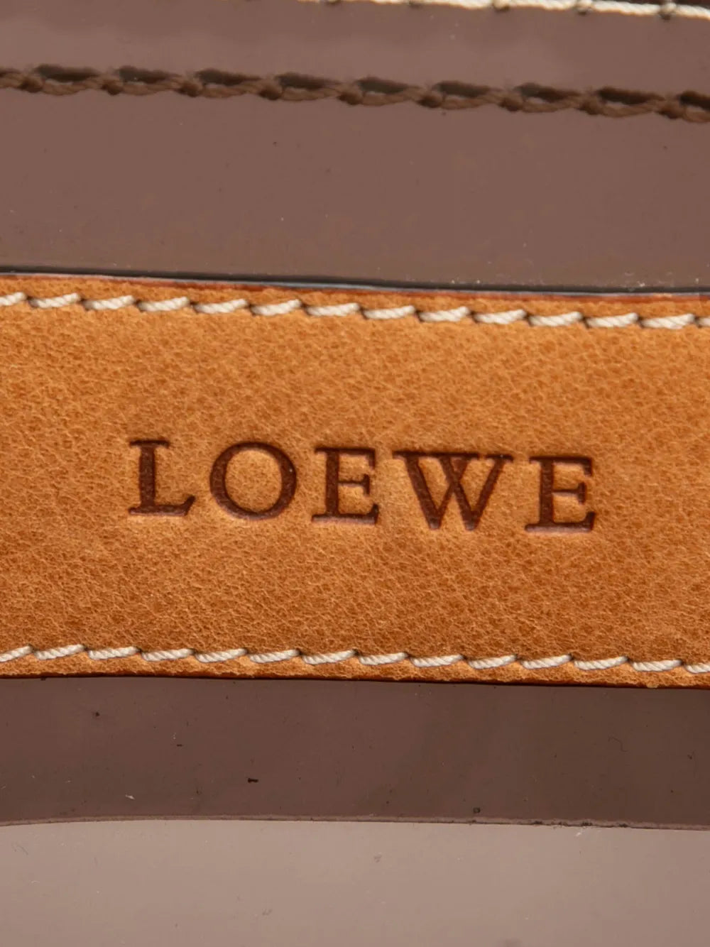 Pre-OwnedLoewe Pre-Owned2000-2020 PVC and Leather Anagram tote bag