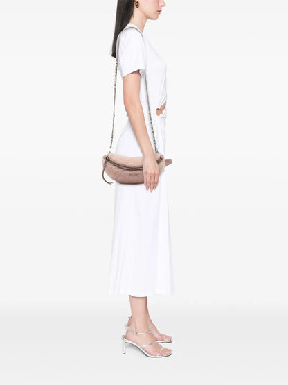 Pre-OwnedMiu Miu Pre-Owned2010-2025 Shearling Convertible belt bag
