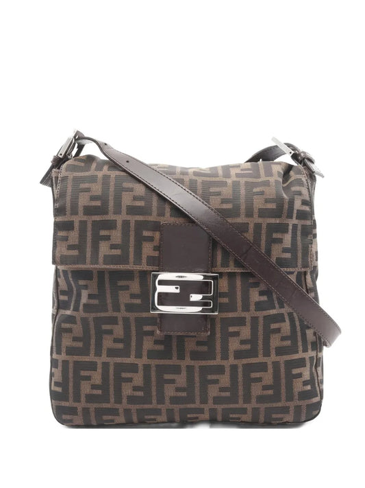 Pre-OwnedFendi Pre-Owned2000s Zucca canvas shoulder bag