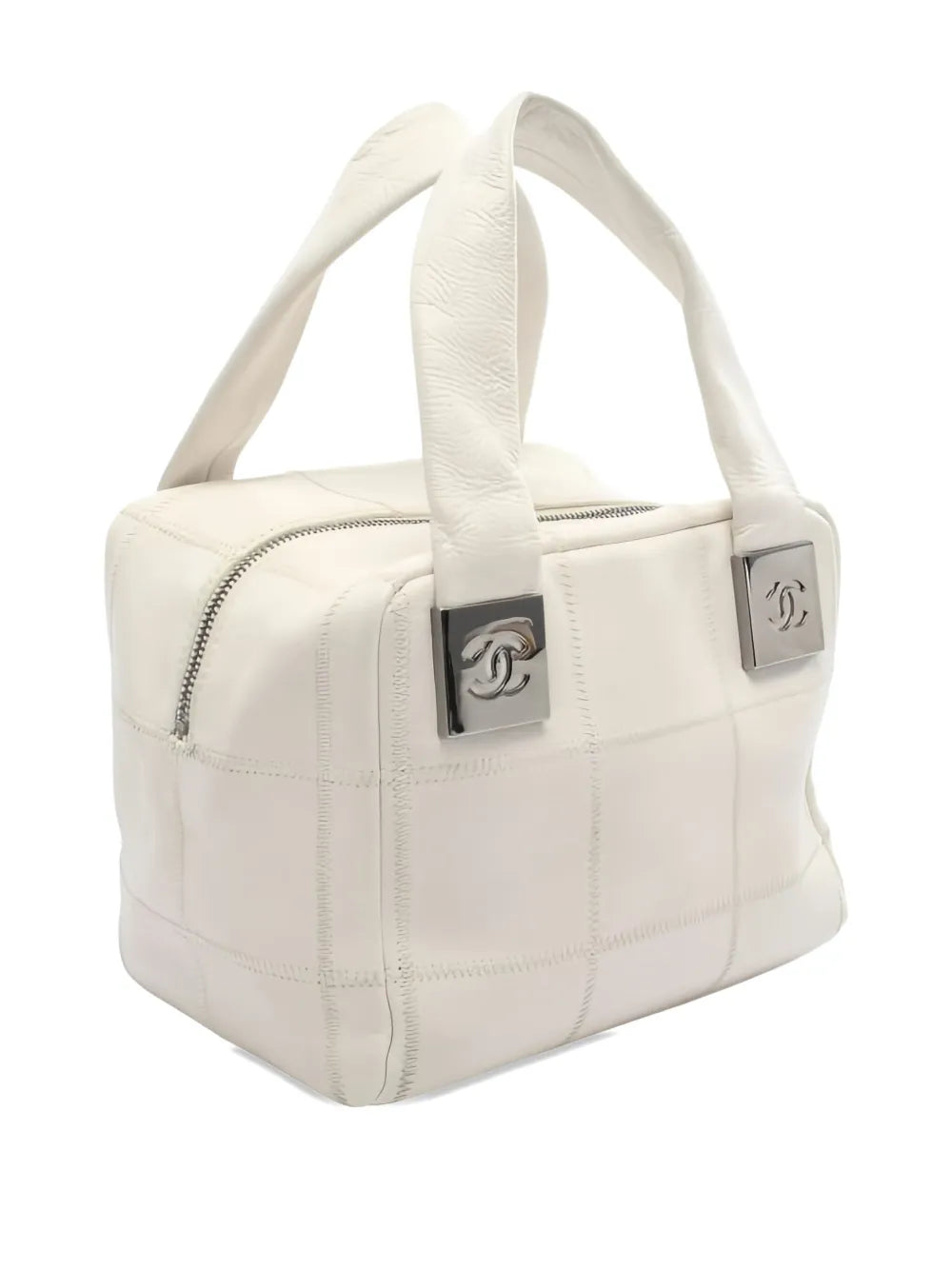 Pre-OwnedCHANEL Pre-Owned2003-2004 Chocolate Bar Boston tote bag