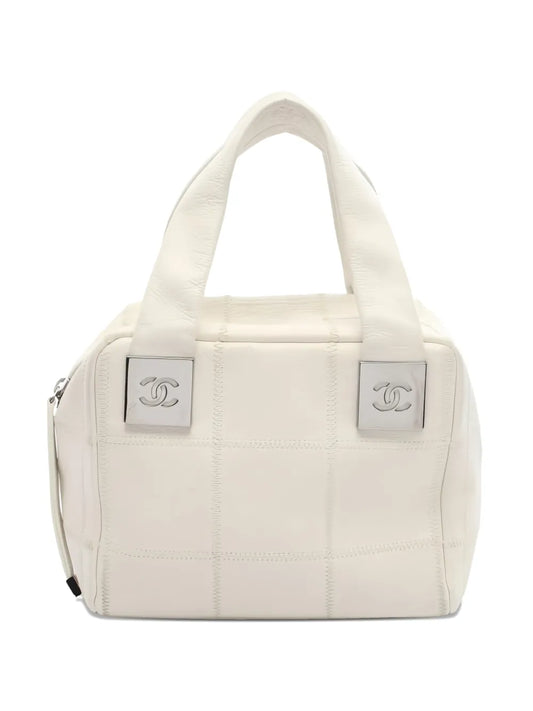 Pre-OwnedCHANEL Pre-Owned2003-2004 Chocolate Bar Boston tote bag