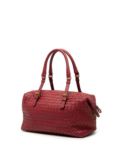 Pre-OwnedBottega Veneta Pre-Owned2012-2025 Nappa Intrecciato boston bag