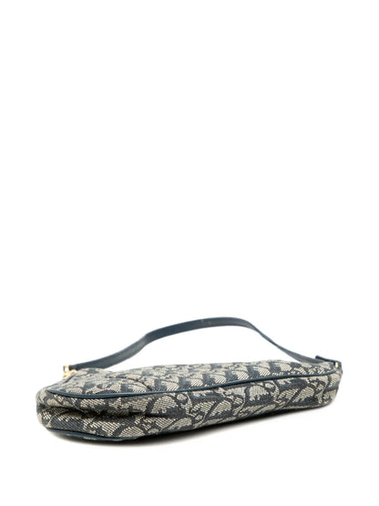 Pre-OwnedChristian Dior Pre-Owned2001 Mini Diorissimo Canvas Saddle Pochette shoulder bag