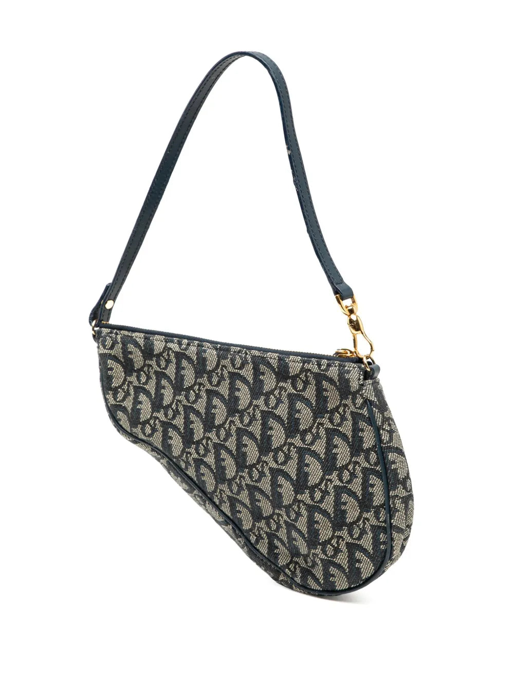 Pre-OwnedChristian Dior Pre-Owned2001 Mini Diorissimo Canvas Saddle Pochette shoulder bag