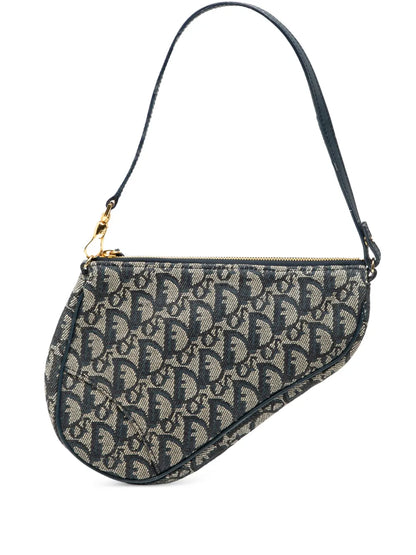 Pre-OwnedChristian Dior Pre-Owned2001 Mini Diorissimo Canvas Saddle Pochette shoulder bag