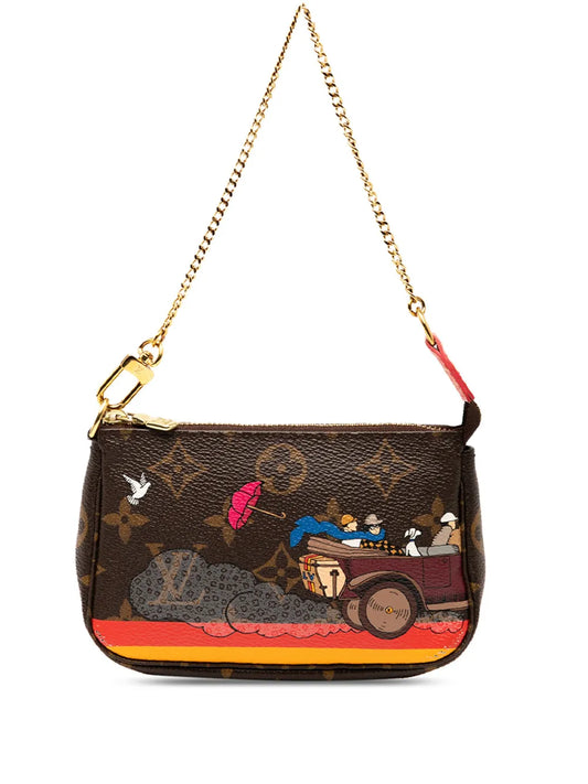 Pre-OwnedLouis Vuitton Pre-Owned2015 Monogram Evasion Illustre Mini Pochette Accessories handbag
