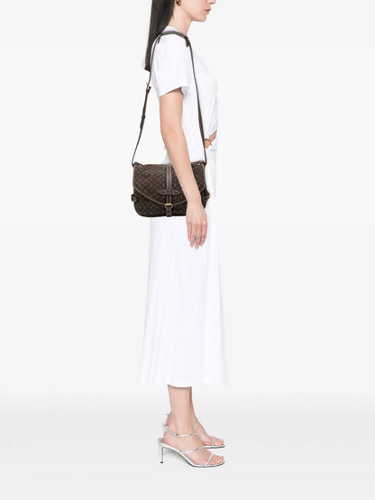 Pre-OwnedLouis Vuitton Pre-Owned2007 Monogram Mini Lin Saumur 30 crossbody bag