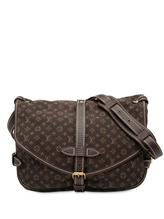 Pre-OwnedLouis Vuitton Pre-Owned2007 Monogram Mini Lin Saumur 30 crossbody bag