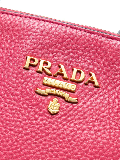 Pre-OwnedPrada Pre-Owned2000-2025 Vitello Daino Dome satchel