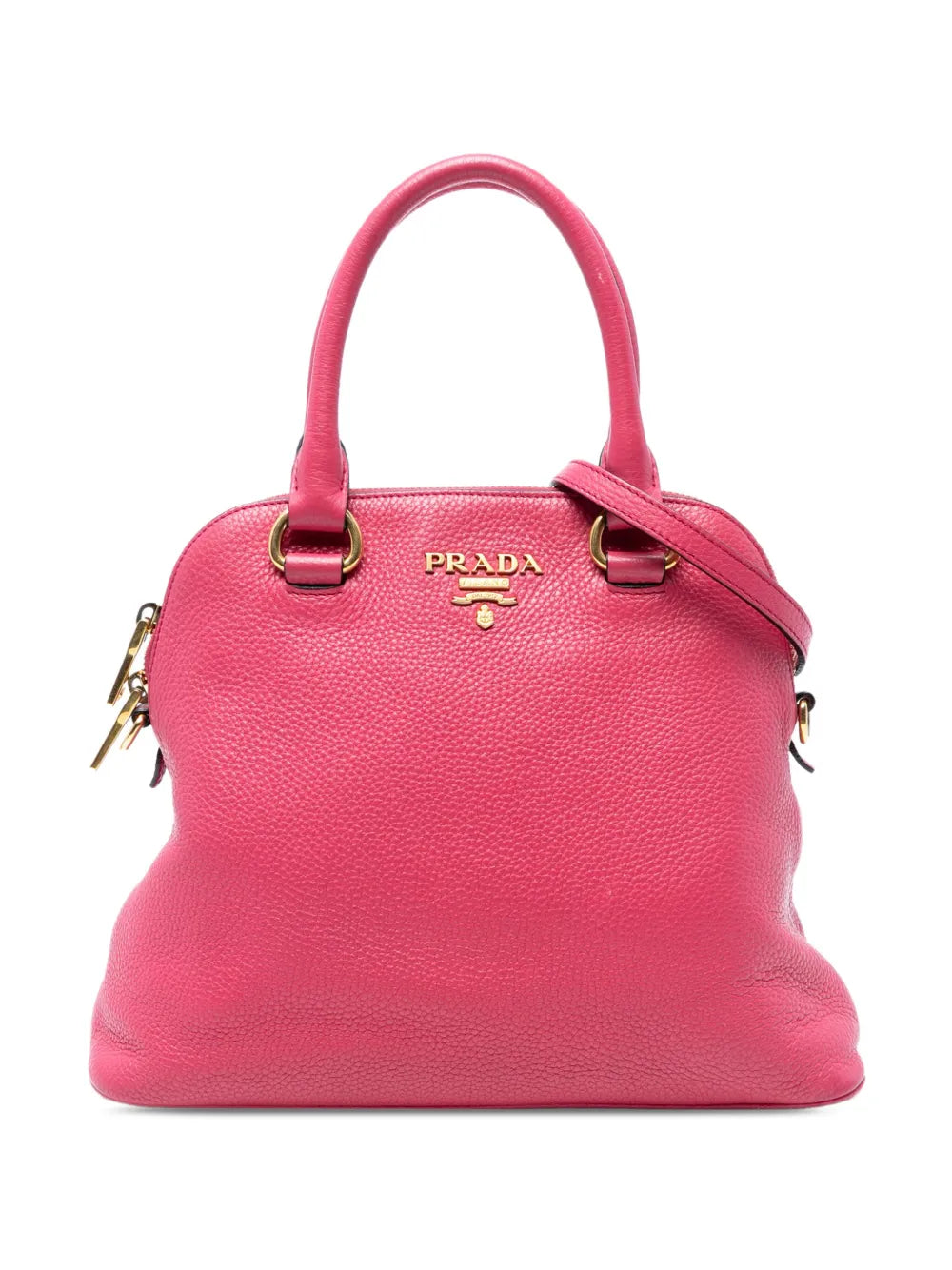 Pre-OwnedPrada Pre-Owned2000-2025 Vitello Daino Dome satchel