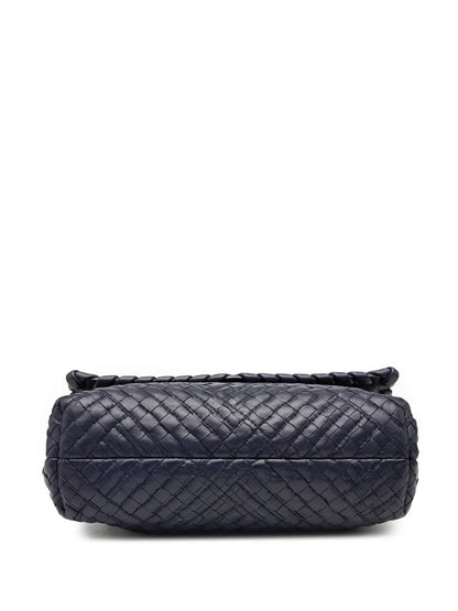 Pre-OwnedBottega Veneta Pre-Owned2012-2025 Small Nappa Intrecciato Stitched Olimpia shoulder bag