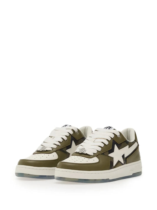 A Bathing Ape?Sta Icon 2 M2 Leather Sneakers Floriamart