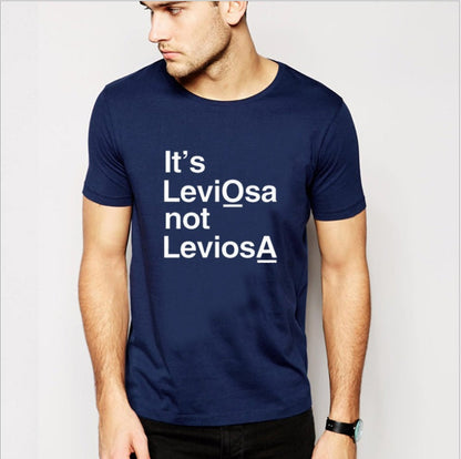 Compatible with Apple, It's leviosas not leviosa personality T-shirts for men and women European and American street short sleeves AliExpress floriamart