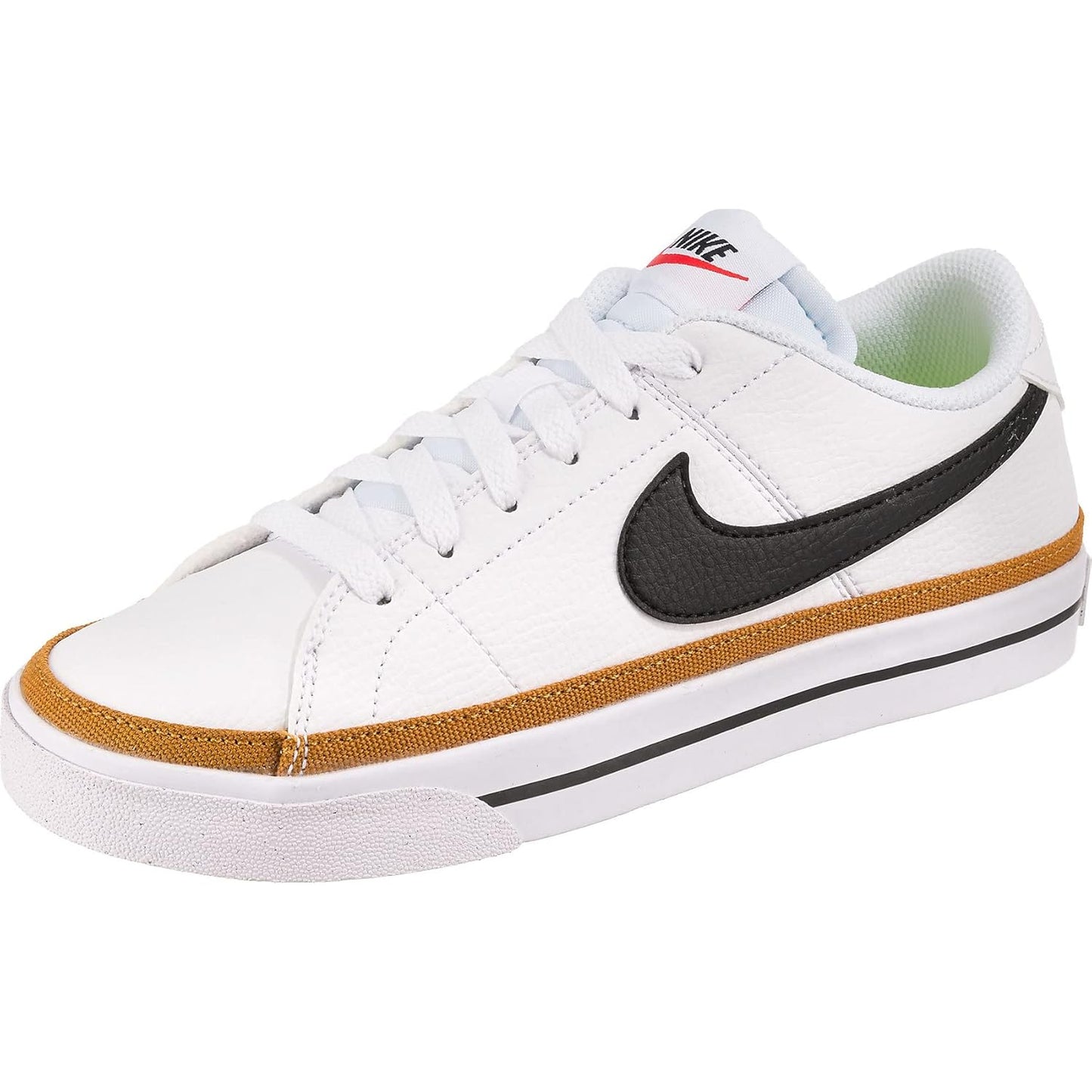 Nike Women's Gymnastics Shoes White Black Desert Ochre Team Orange