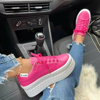 Casual Flat Women's Shoes Beige/Pink/Green/Khaki/Black/White floriamart.shop