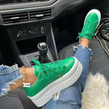 Casual Flat Women's Shoes Beige/Pink/Green/Khaki/Black/White floriamart.shop